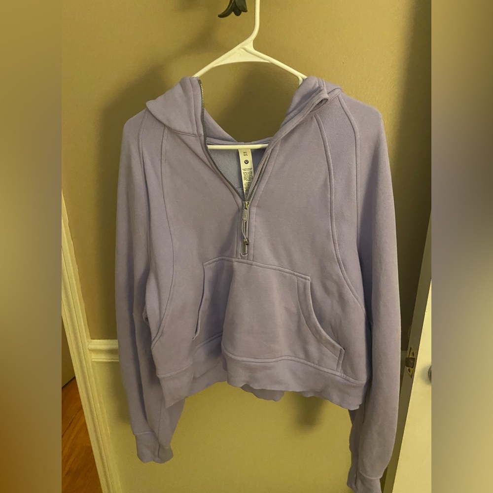 lululemon Scuba Lavender Half-Zip Hoodie